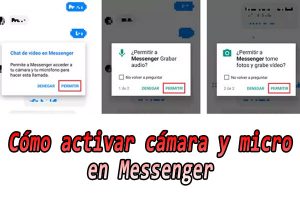 como activar la camara de facebook para videollamada